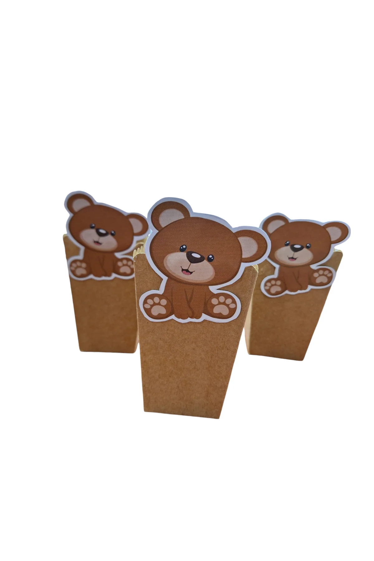 AYICIK TEMALI POPCORN MISIR KUTUSU 8 Lİ