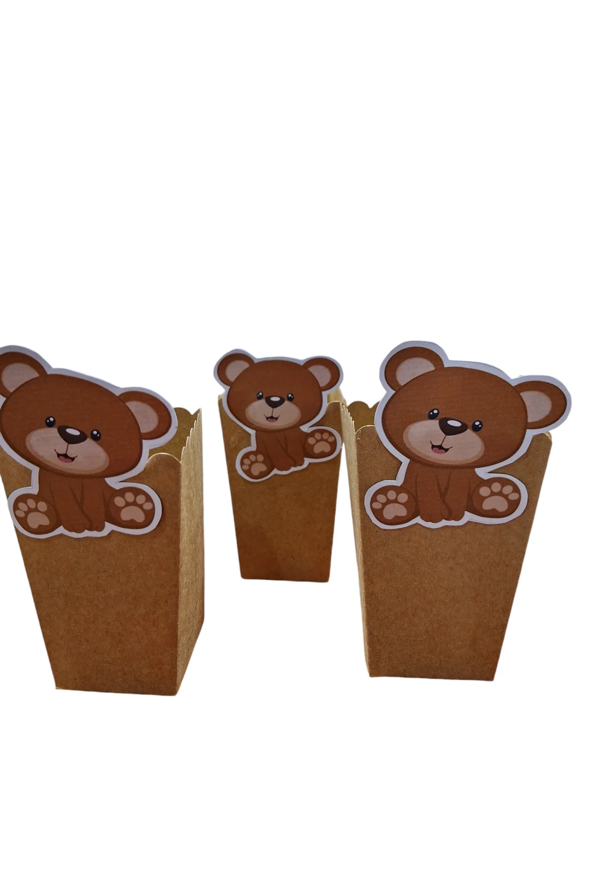 AYICIK TEMALI POPCORN MISIR KUTUSU 8 Lİ