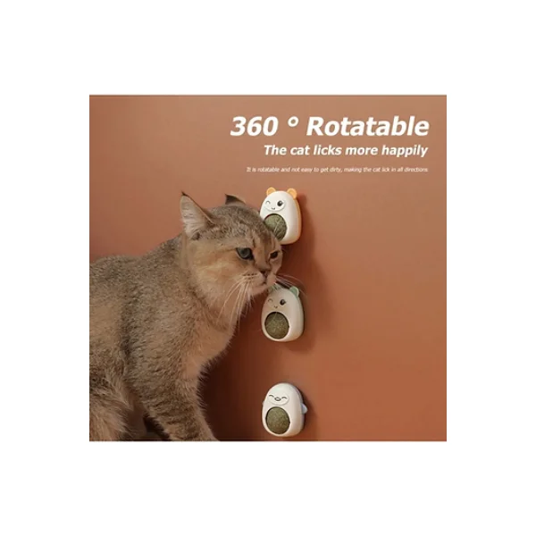 Ayıcıklı Kedi Otu Topu Yalama Oyuncağı