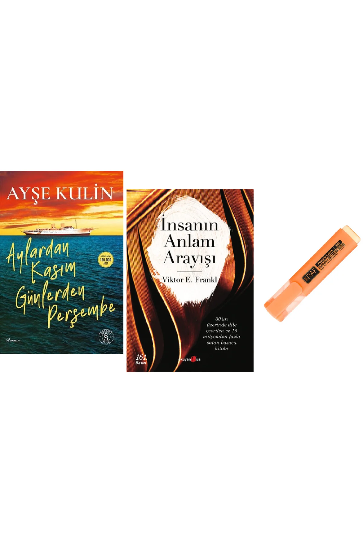 Aylardan Kasım Günlerden Perşembe + İnsanın Anlam Arayışı 2 Kitap KALEM HD Fiyatı, Yorumları ve Özellikleri