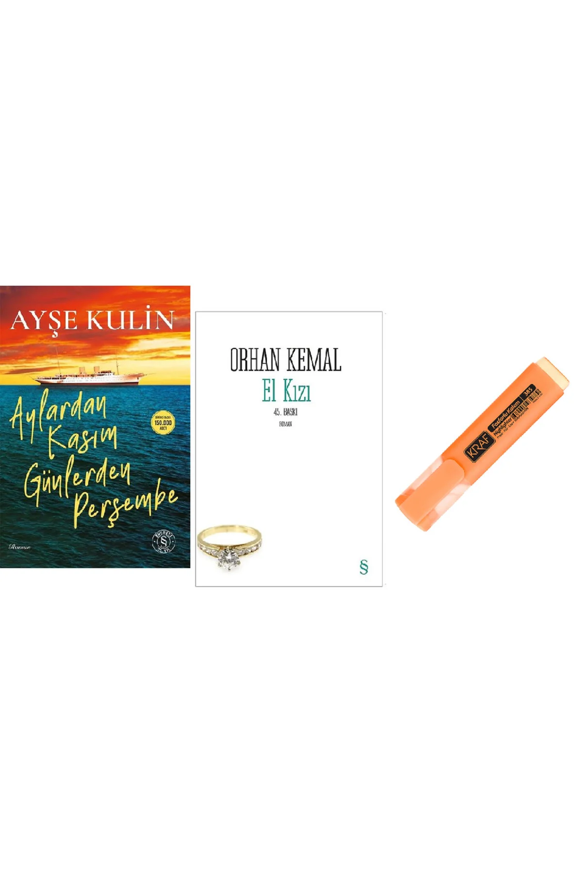 Aylardan Kasım Günlerden Perşembe + El Kızı 2 Kitap Set KALEM HD