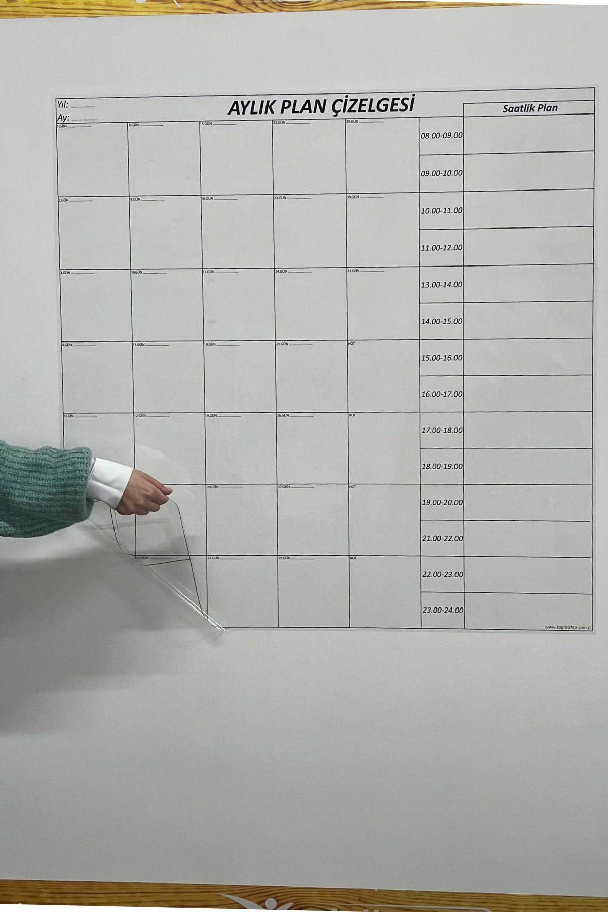 Ok Aksesuar Aylik Planlayici Manyetik Duvar Stickeri Takvim Plan Çizelgesi Go
