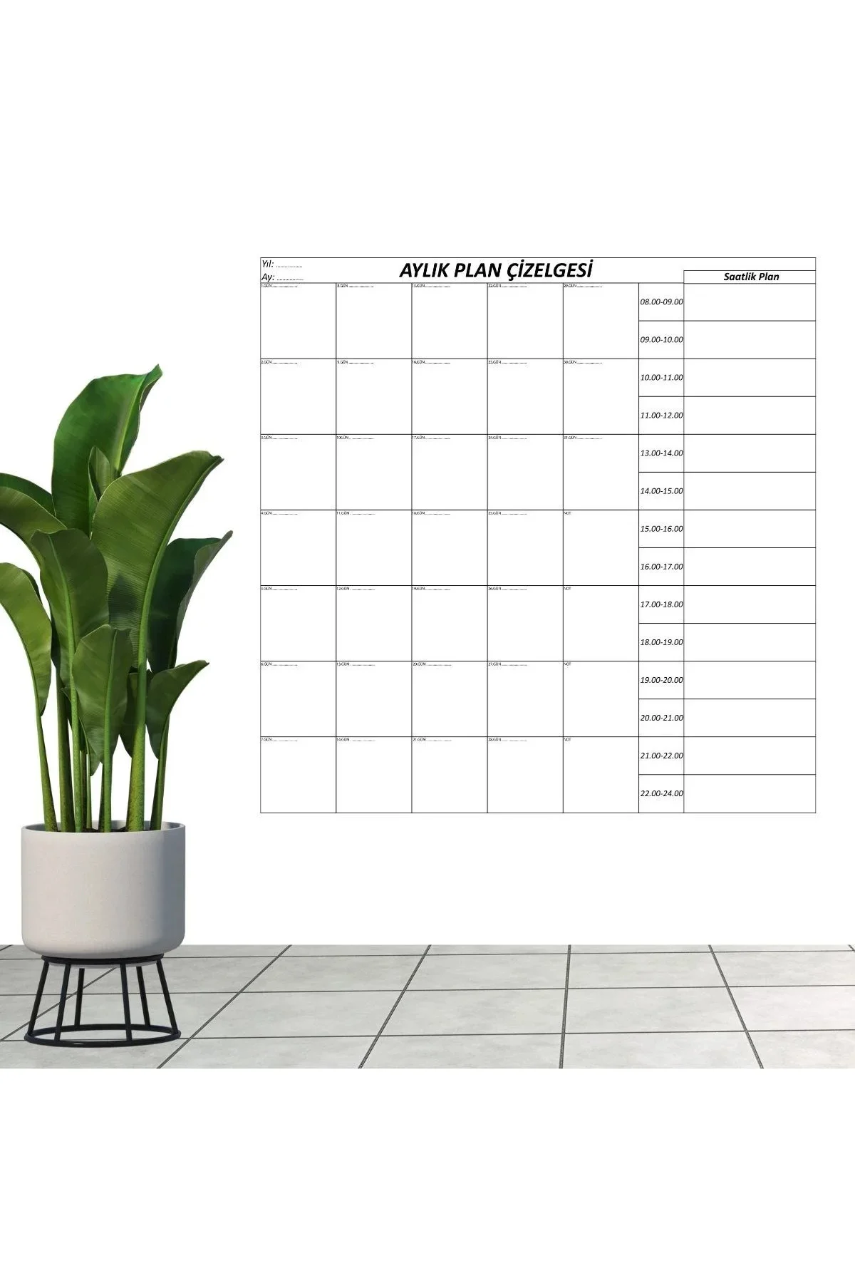 Aylık Planlayıcı Manyetik Duvar Stickerı Takvim Plan Çizelgesi Aylık Planlayıcı Manyetik Duvar Stickerı Takvim Plan Çizelgesi