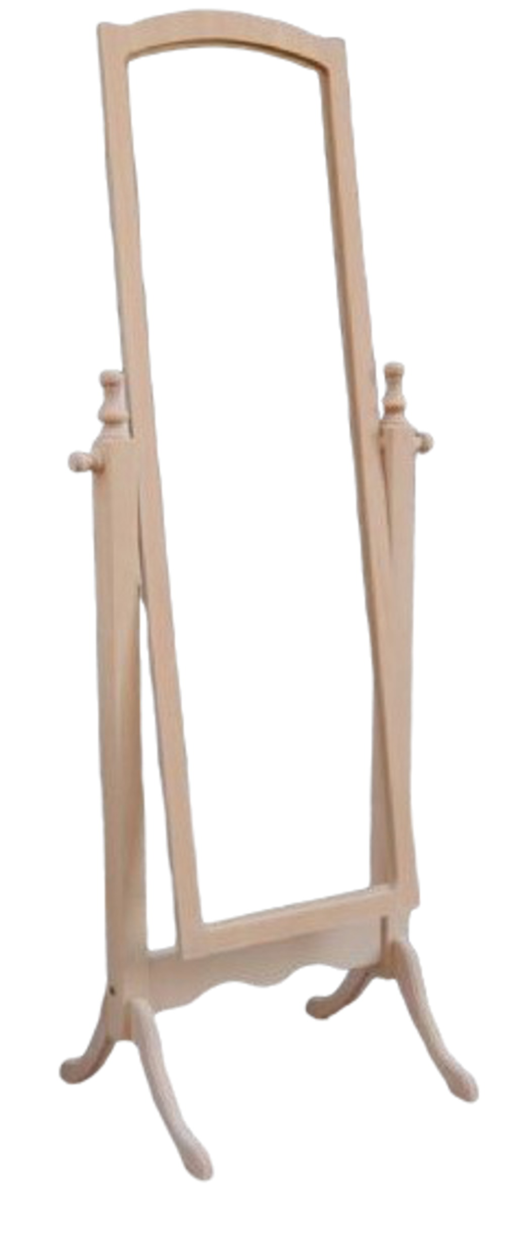 Ayna 13618 Boy Oval Dikdörtgen Ahşap Kayın Ve MDF Natüre HAM ürün