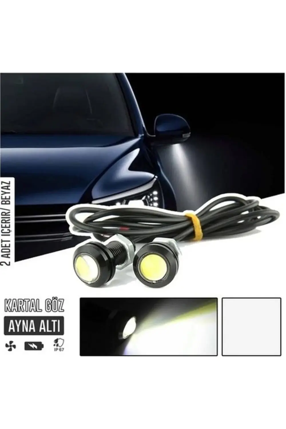 Ayna Altı LED Ayna Altı Cob Aydınlatma LED Eagle Eye Kartal Göz L