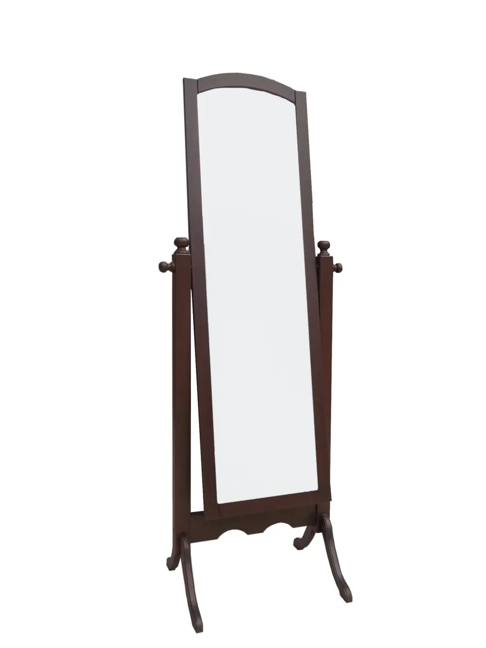 Ayna Boy 12409 Dikdörtgen Model Ahşap Kayın MDF Parlak Ceviz Natü