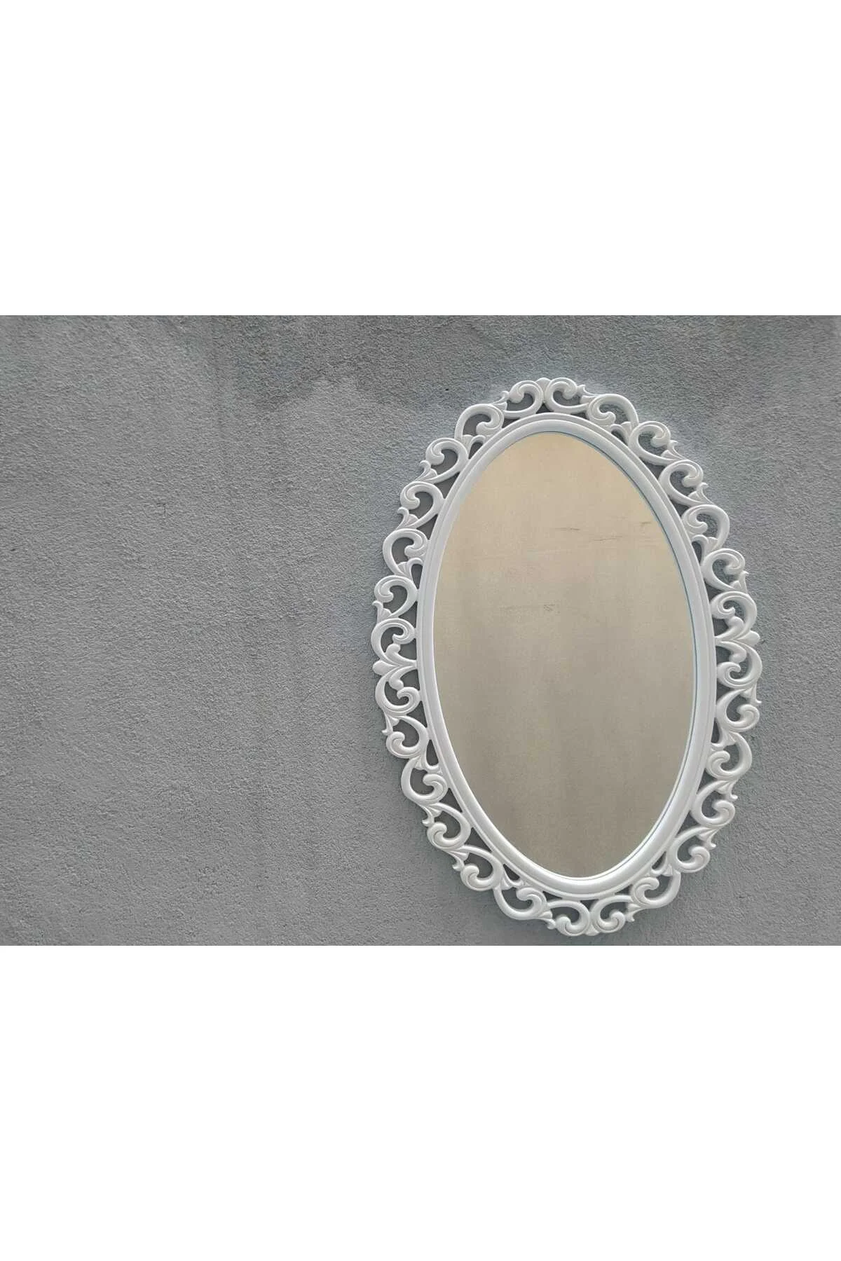 AYNA-Dresuar 18192 MOTİFLİ MODEL Parlak Beyaz Renk Kayın torna Kutu sevk El Yapım AYNA-Dresuar 18192 MOTİFLİ MODEL Parlak Beyaz Renk Kayın torna Kutu sevk El Yapım - Görsel 2