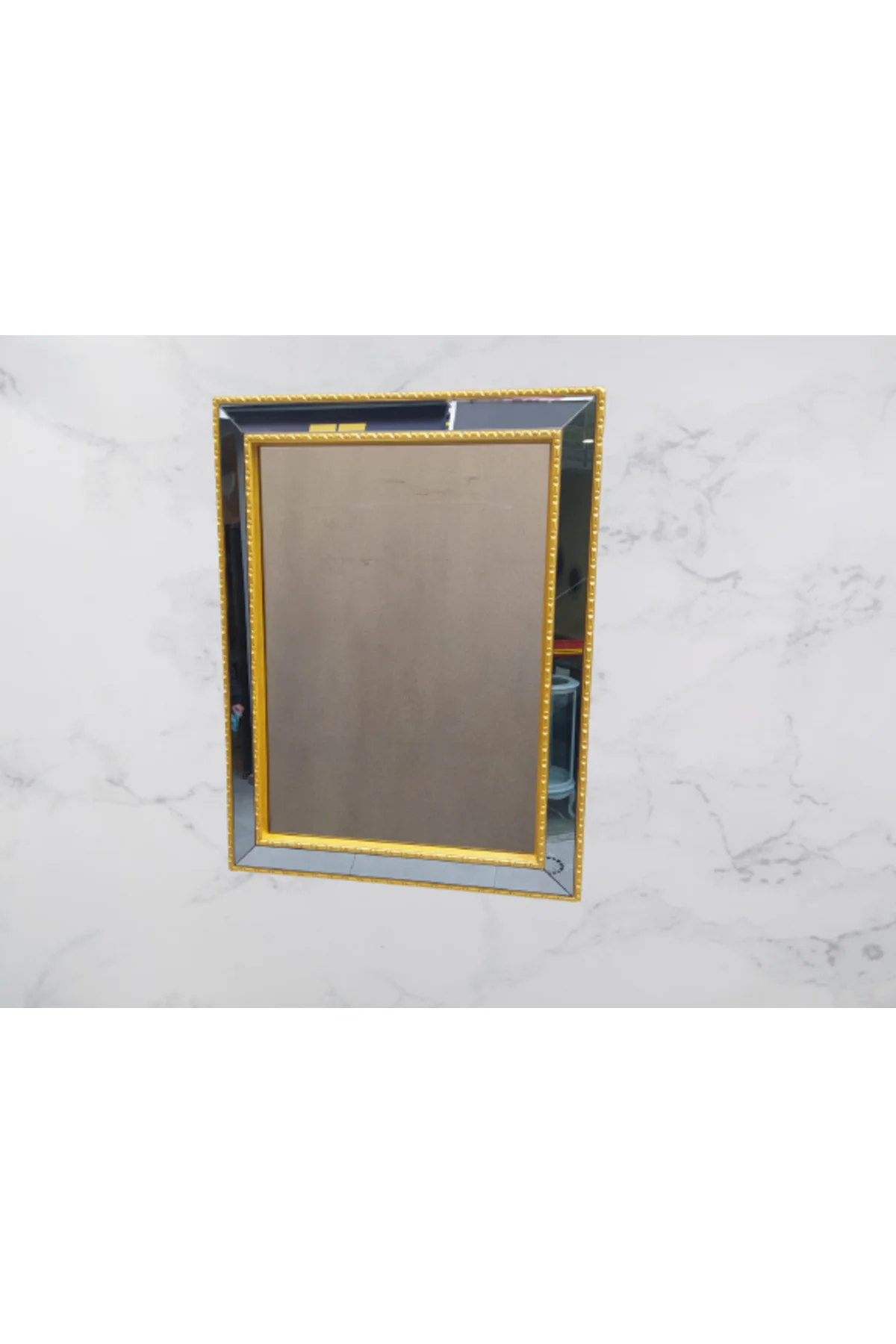 AYNA-Dresuar 18198 HAYAL MODEL Parlak Gold Renk Kayın torna Kutu sevk El Yapım AYNA-Dresuar 18198 HAYAL MODEL Parlak Gold Renk Kayın torna Kutu sevk El Yapım - Görsel 4