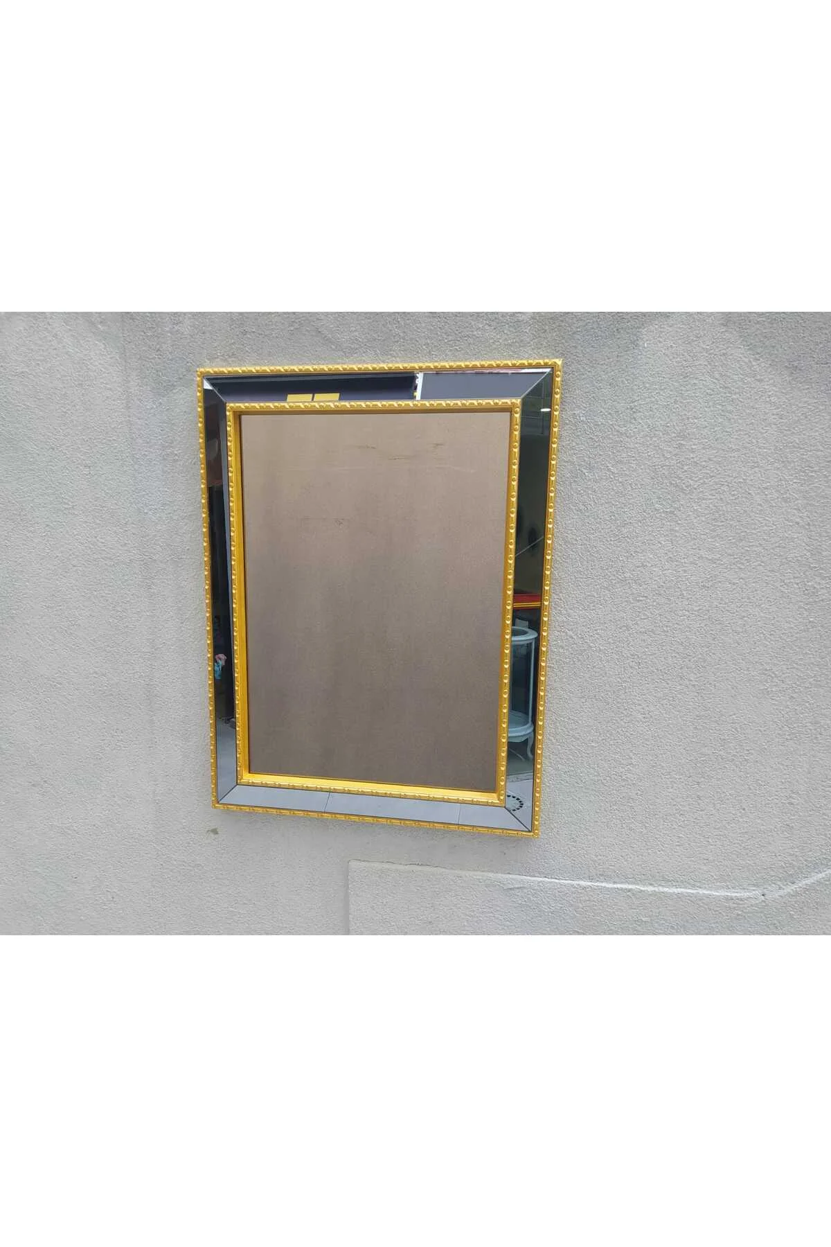 AYNA-Dresuar 18198 HAYAL MODEL Parlak Gold Renk Kayın torna Kutu sevk El Yapım AYNA-Dresuar 18198 HAYAL MODEL Parlak Gold Renk Kayın torna Kutu sevk El Yapım - Görsel 3