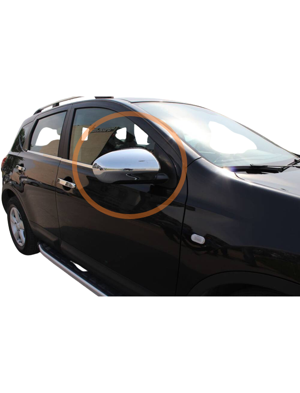Cash Trade Ayna Kapaği Krom 2 Parça Qashqai Facelift Suv 2010-2014 Arasi Modeller İçin