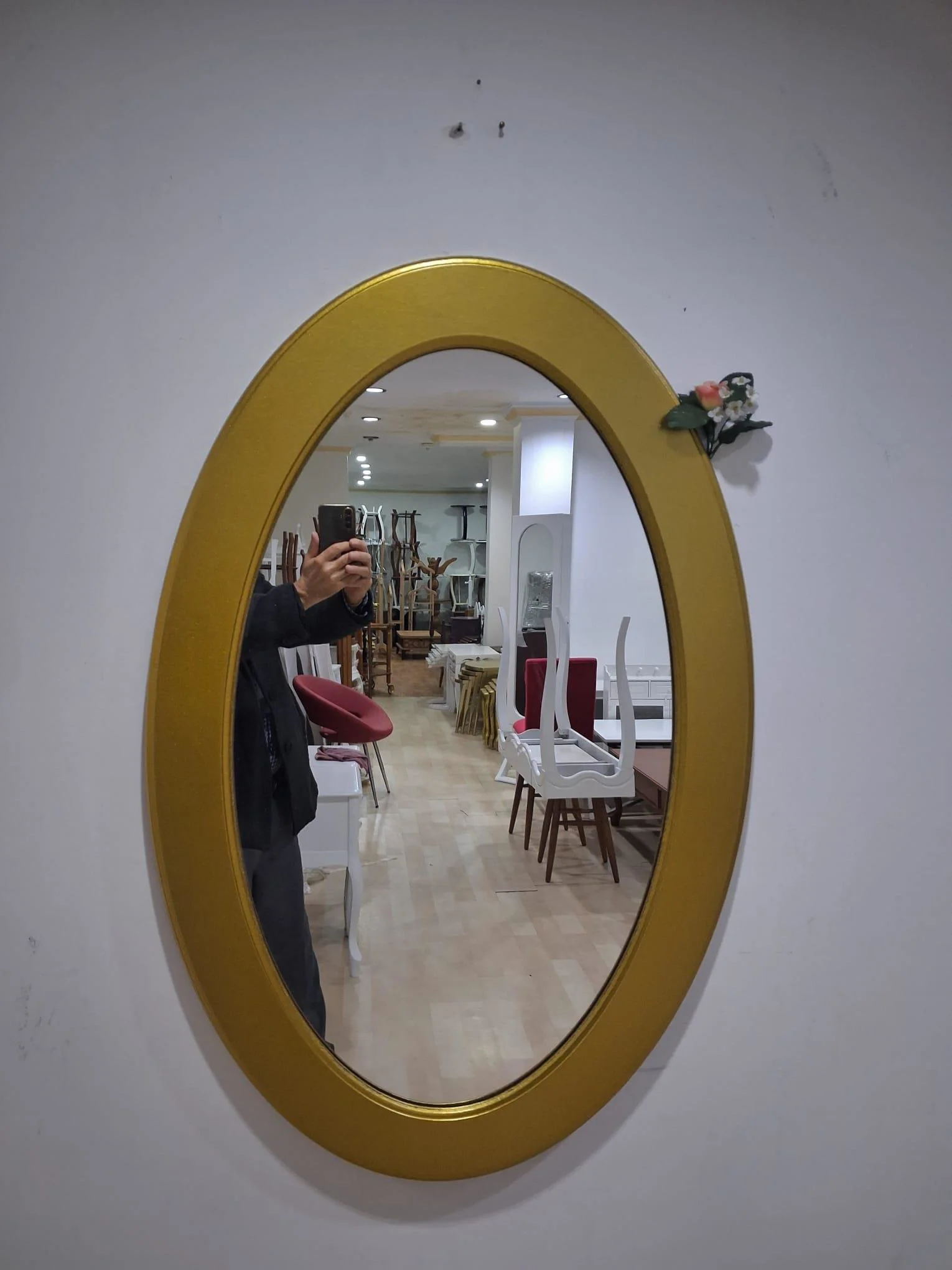Ayna Oval 90673 Model Parlak Gold Renk Kayın Torna Kutu Sevk El Yapım Ayna Oval 90673 Model Parlak Gold Renk Kayın Torna Kutu Sevk El Yapım Fiyatı, Yorumları ve Özellikleri