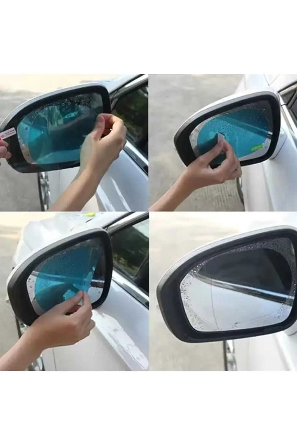 Ayna Yağmur Kaydırıcı Film, Dikiz Aynası Buğu Önleyici ve Su Geçi