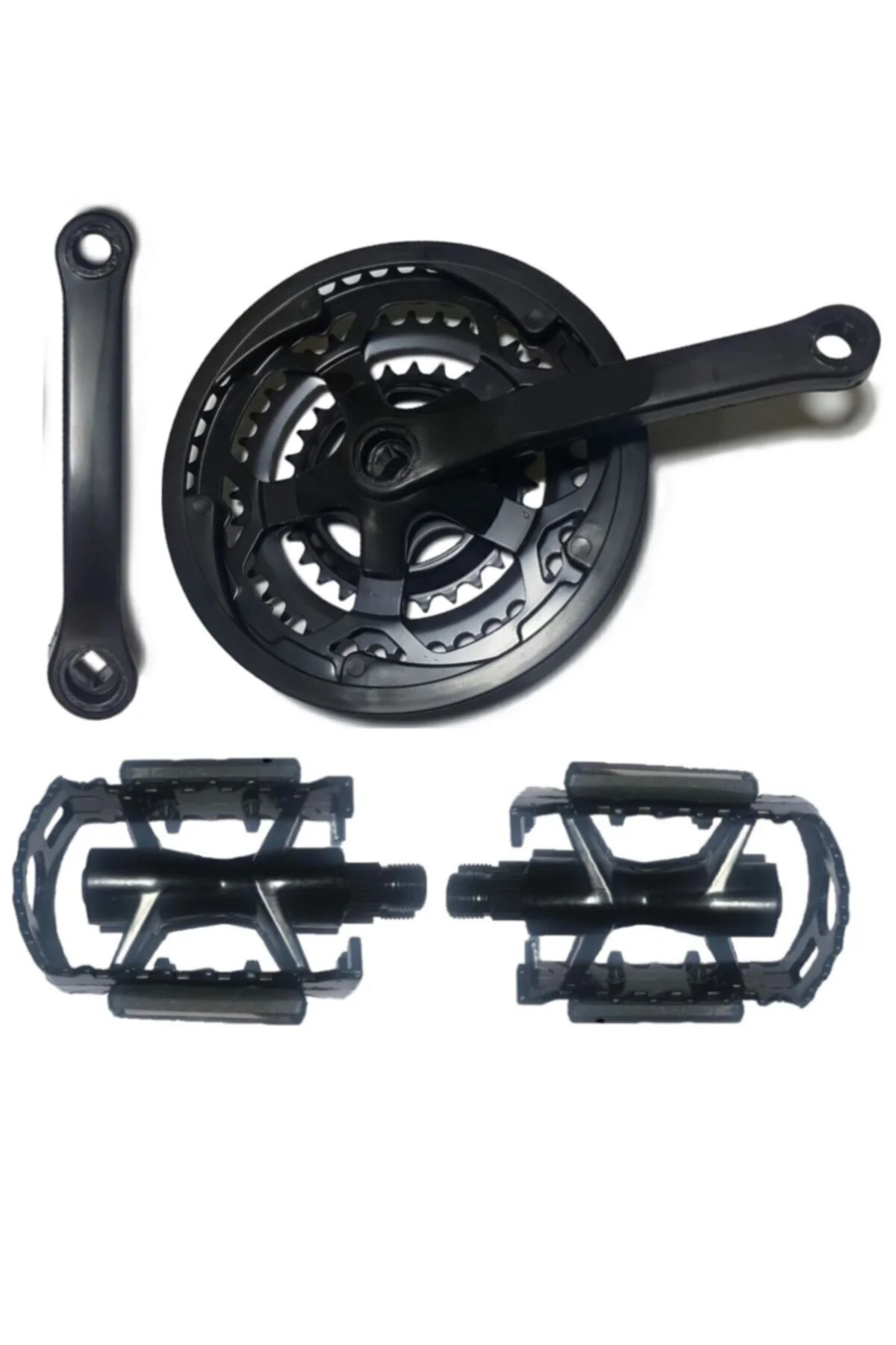 Aynakol TAKIMI VE Aluminyum Siyah Pedal Paket Seti Paket