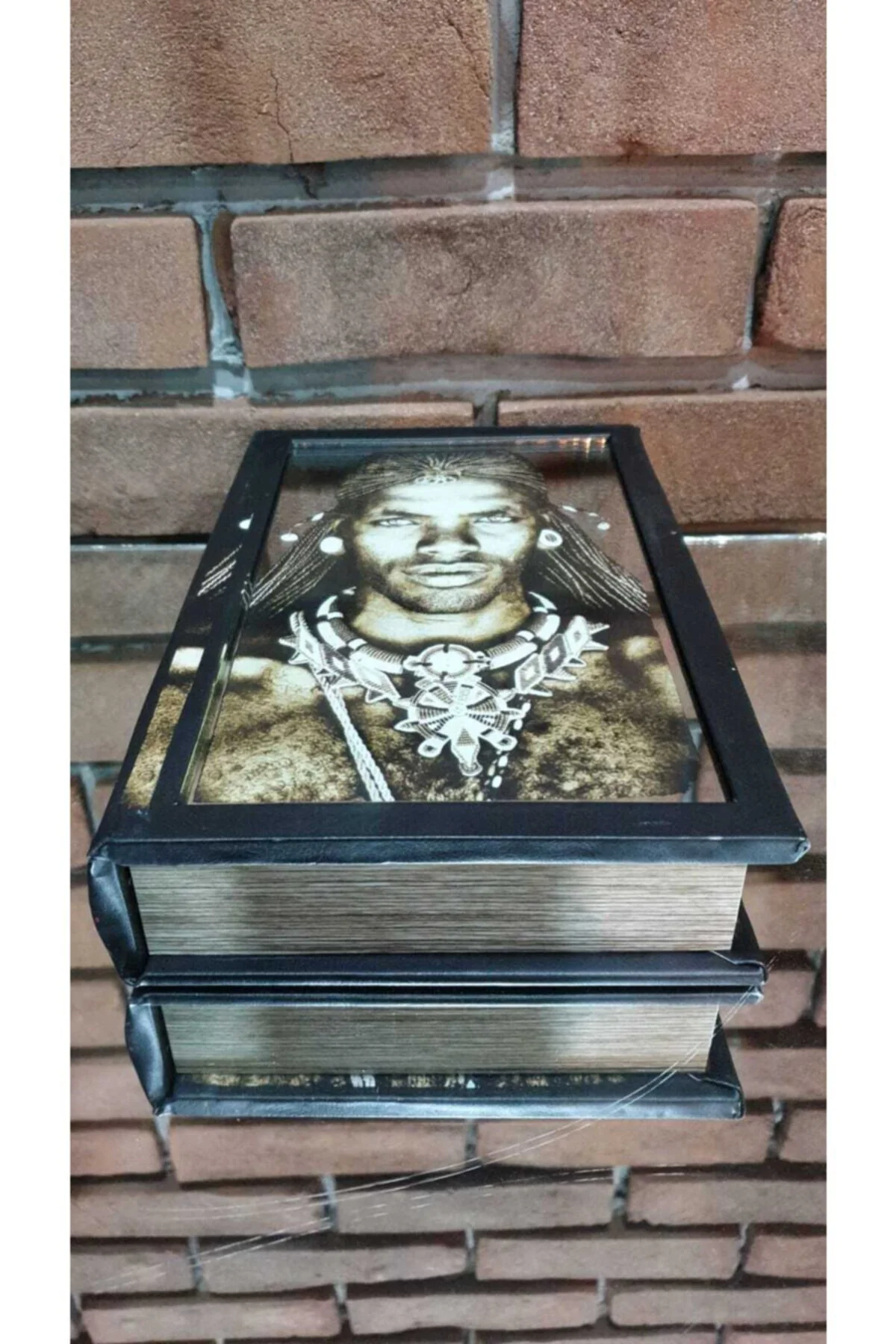Aynalı Afrika Kitap Kutu