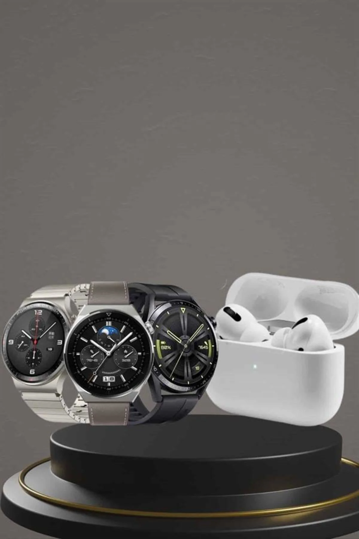 Aynalı Bluetooth Kulaklık Yeni Nesil Akıllı Saat Titreşimli Nabız
