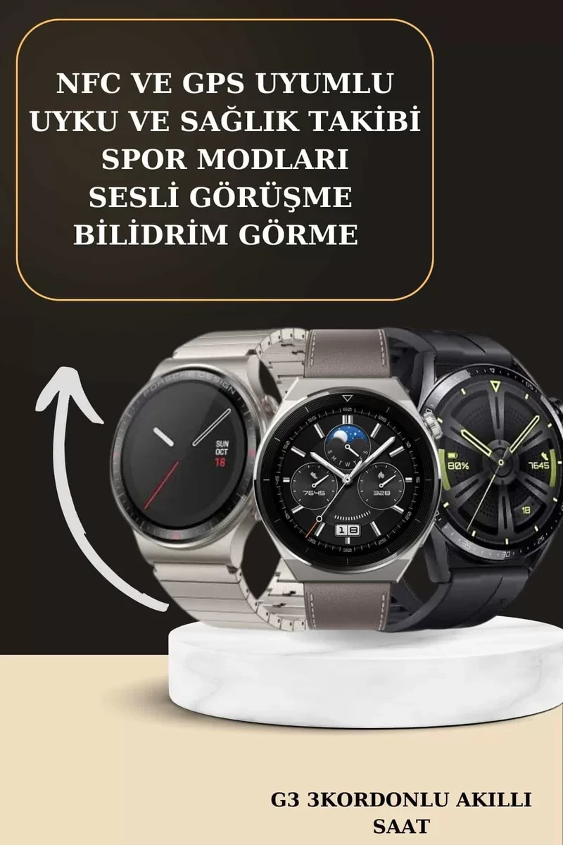Aynalı Bluetooth Kulaklık ve Akıllı Saat Seti - Titreşimli Nabız Ölçer ve Spor Modları