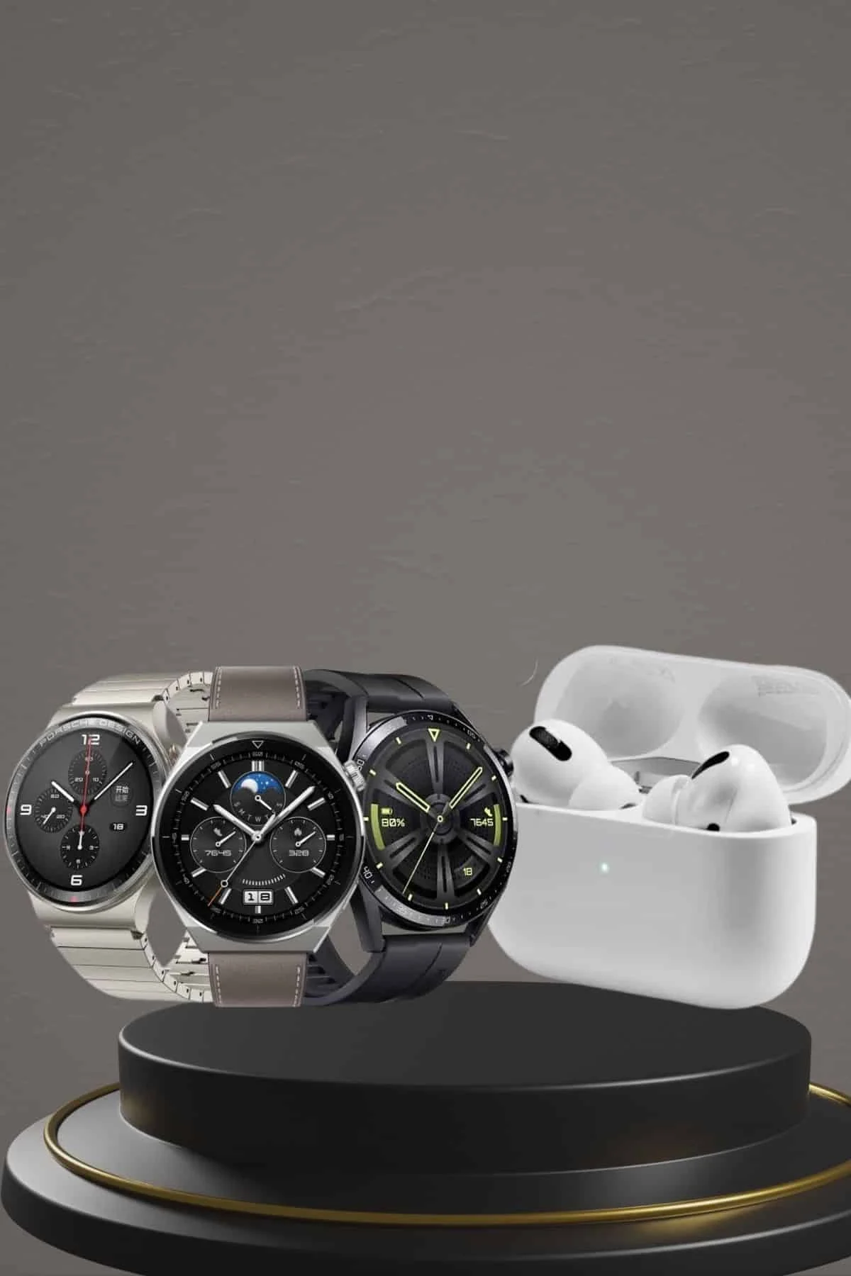 Aynalı Bluetooth Kulaklık Yeni Nesil Akıllı Saat Titreşimli Nabız