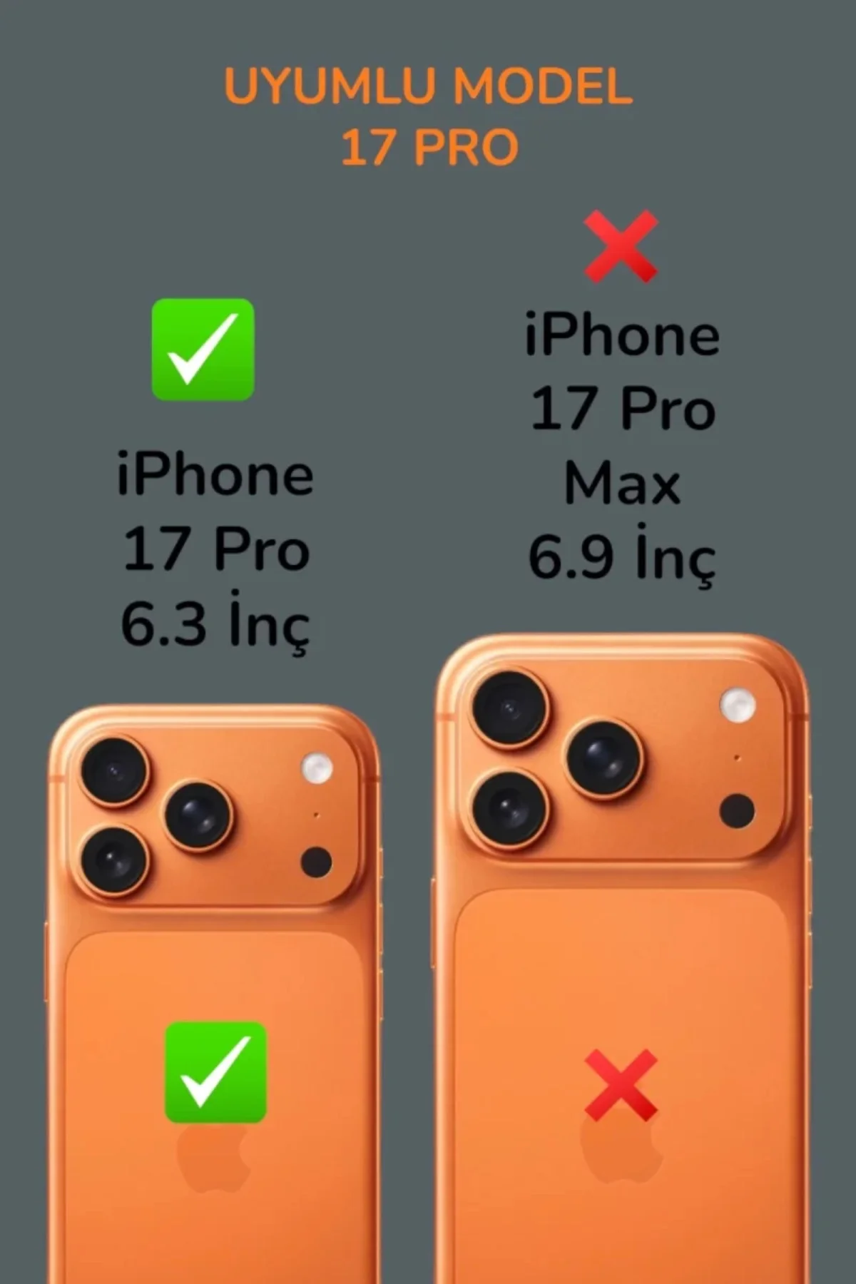 Aynalı Kılıf iPhone 17 Pro