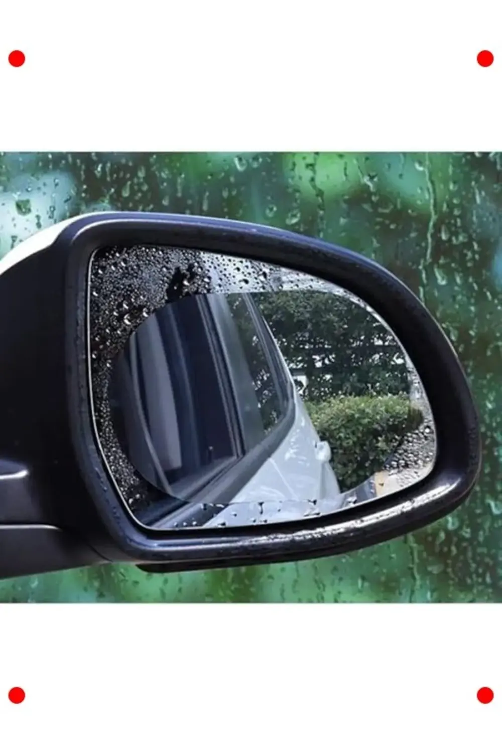 Aynası Yağmur ve Buğu Önleyici Şeffaf Film (2 Adet)