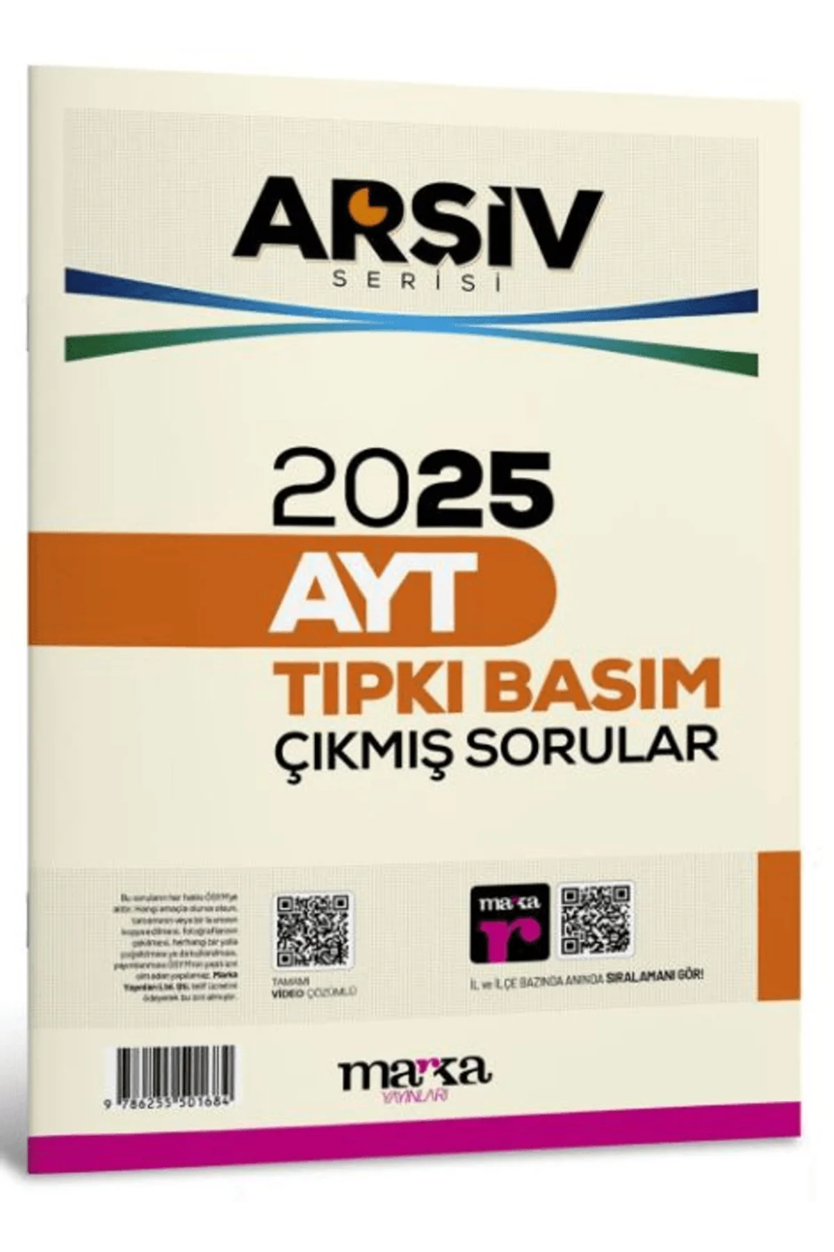 AYT 2025 Tıpkı Basım Çıkmış Sorular | Video Çözümlü | Arşiv Seris