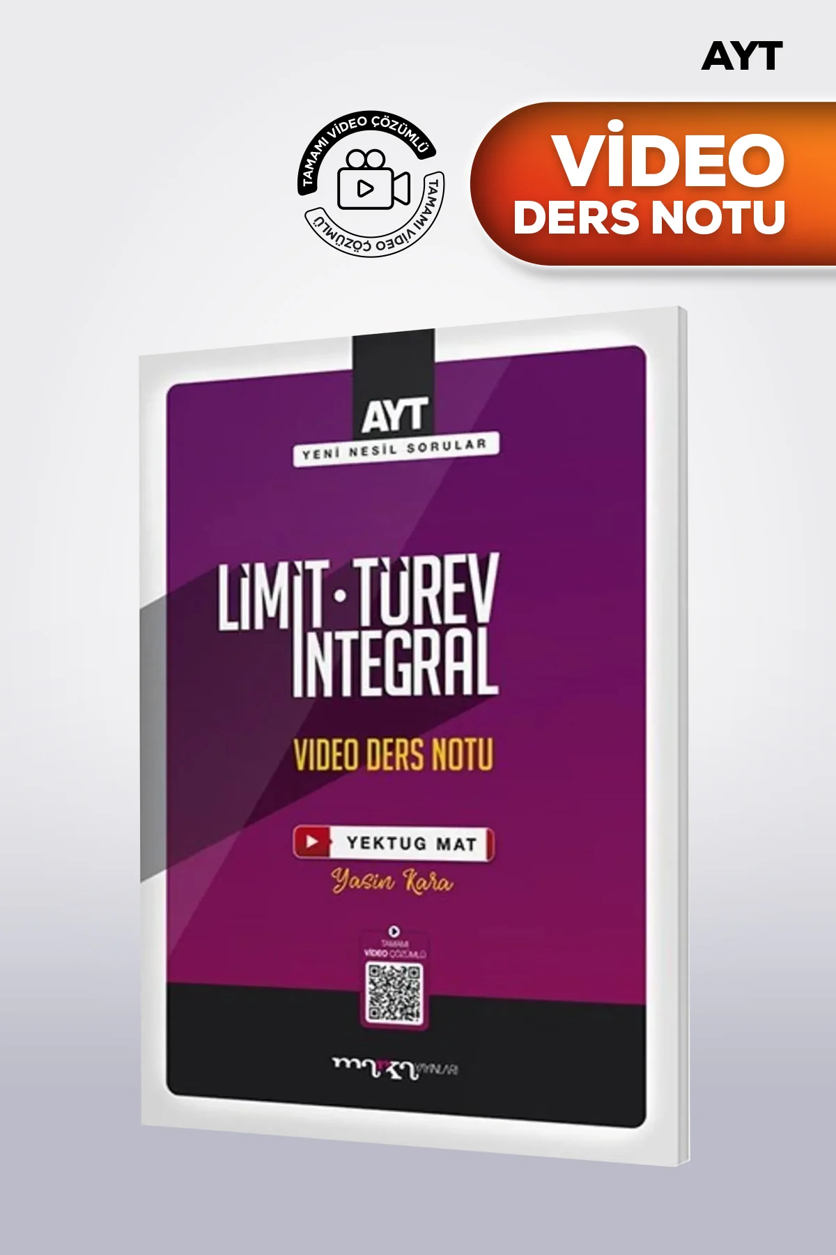 AYT Limit Türev İntegral Video Ders Notları (Ciltli) Yasin Kara Kitabı 48 Sayfa AYT Limit Türev İntegral Video Ders Notları (Ciltli) Yasin Kara Kitabı 48 Sayfa