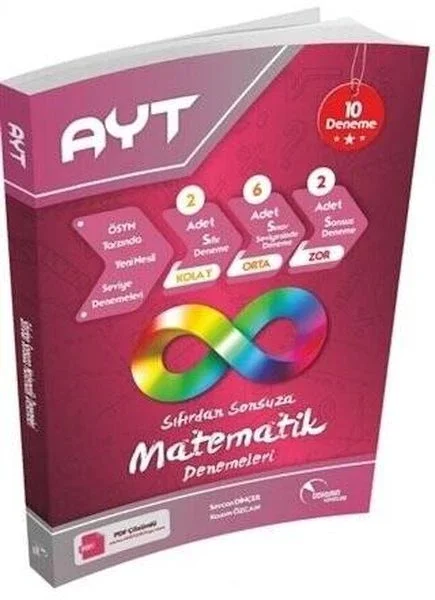 AYT Sıfırdan Sonsuza Matematik Video Çözümlü 10 lu Deneme Fiyatı, Yorumları ve Özellikleri