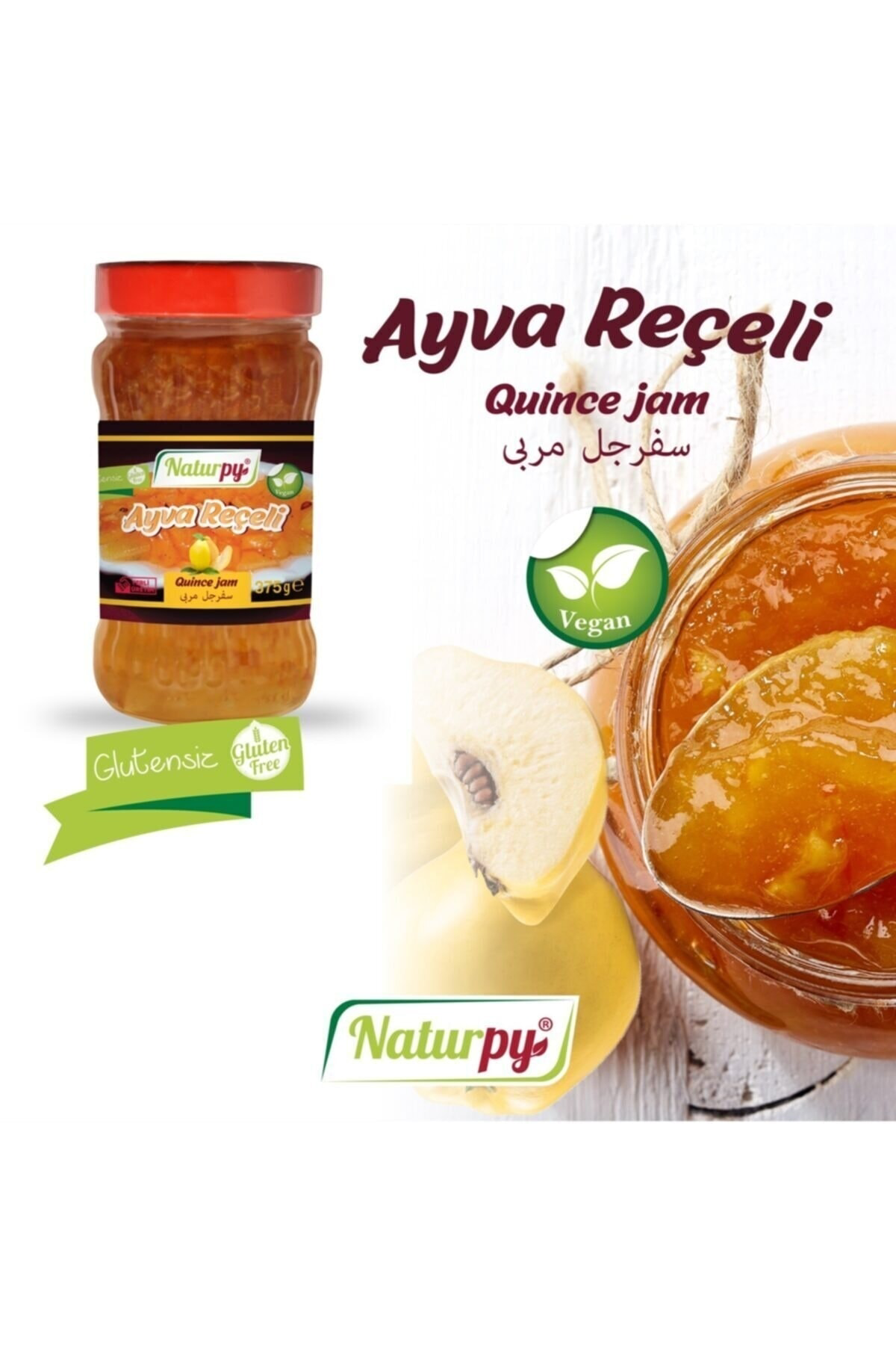 Ayva Reçeli 375g (glutensiz) Vegan