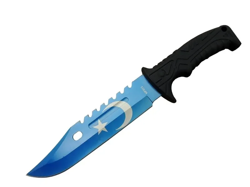 Ayyıldız MF013BL Mi  Bıçağı 31cm - Testere Detaylı Bıçak, Kılıflı, Plastik Sap