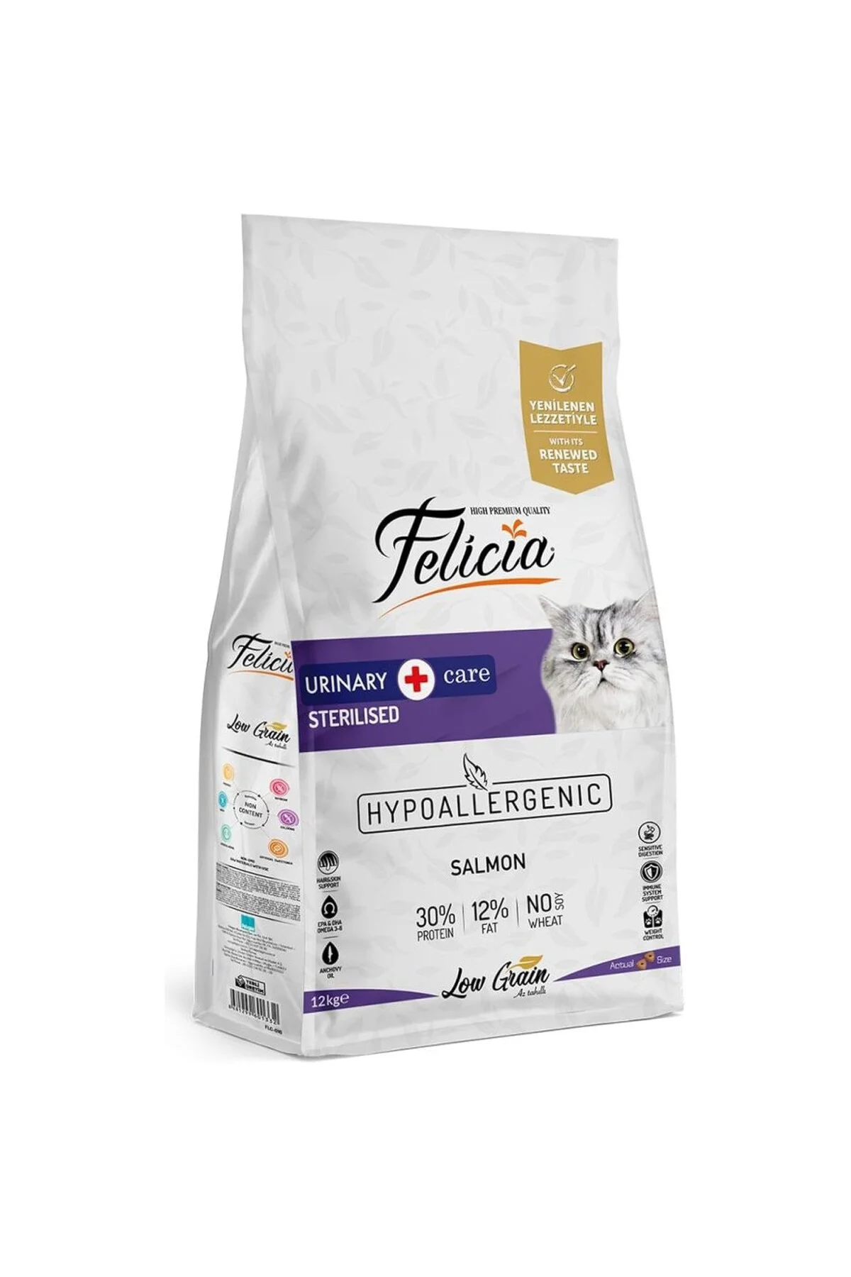 Az Tahıllı Sterilised Somonlu Kedi Maması 12 kg