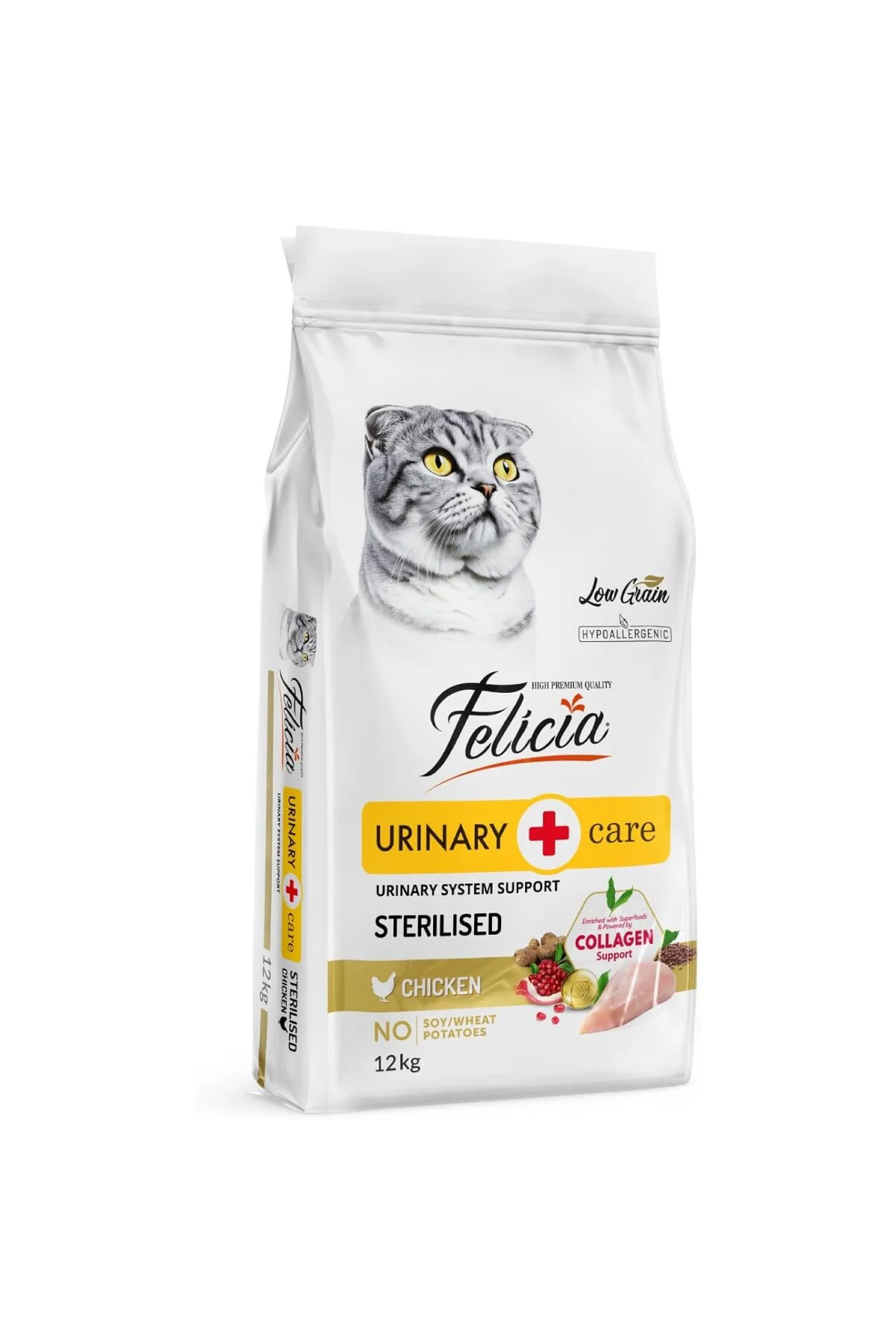 Az Tahıllı, Sterilised Tavuklu Hypoallergenic Kedi Maması, 12 kg