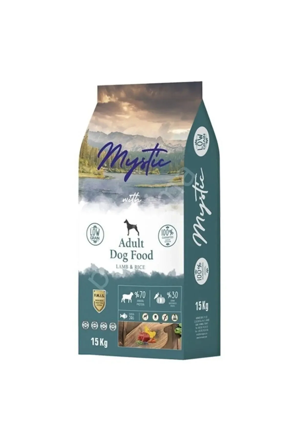Az Tahıllı Yetişkin Kuzu Etli Orta Irk Köpek Maması 15 kg