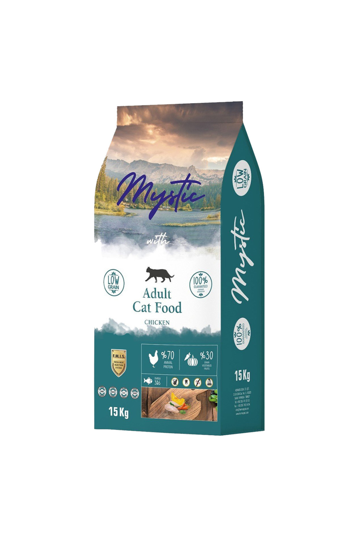 Az Tahıllı Yetişkin Tavuklu Kedi Maması 15 Kg