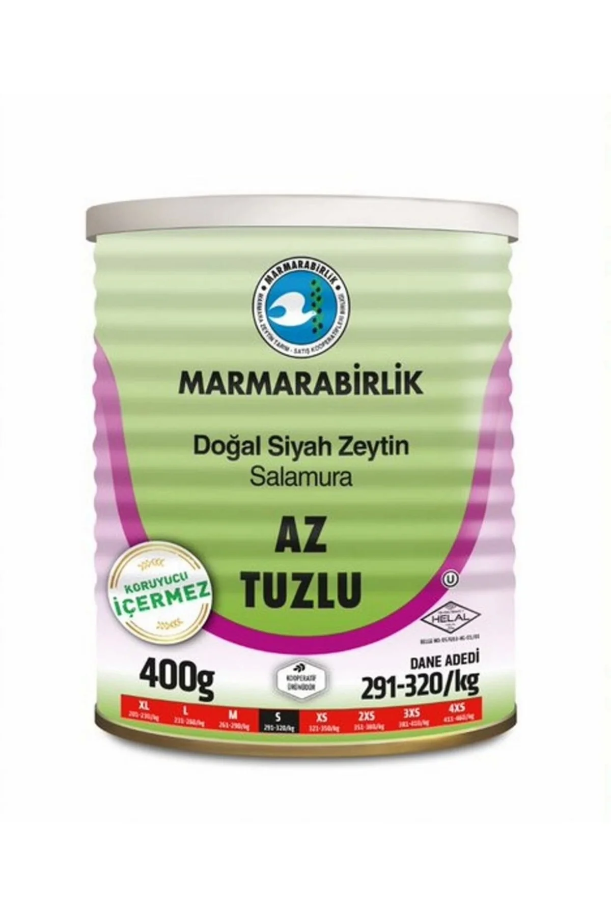 Az Tuzlu Zeytin 400 Gr