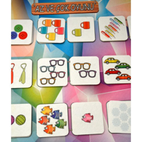 Az ve Çok Oyunu Keçe Cırtlı Duvar Panosu , Eğitici Oyuncak Az ve Çok Oyunu Keçe Cırtlı Duvar Panosu , Eğitici Oyuncak