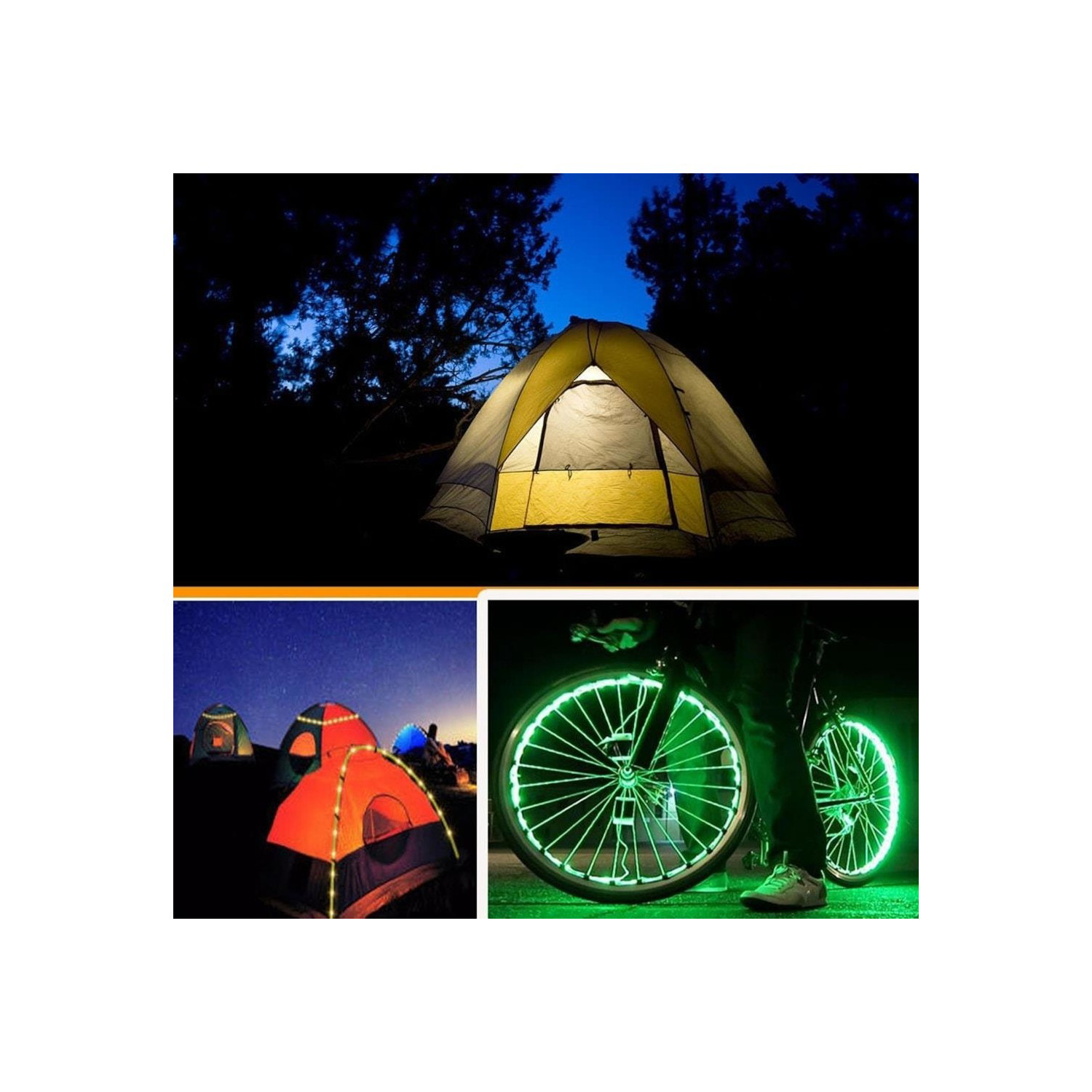 Azemax  50Cm Ses Destekli Rgb Kumandali Usb Şerit Led Aydinlatma