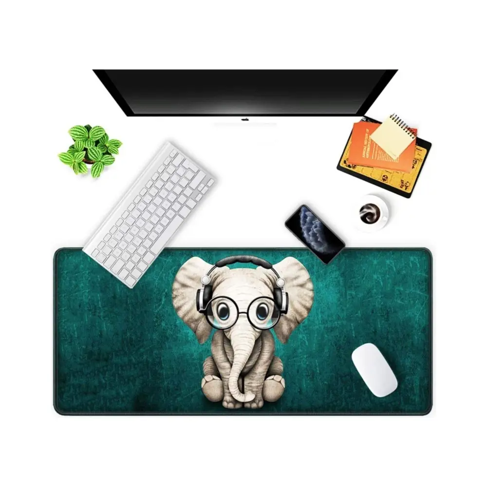 Azemax 70x30cm Fil Desenli Oyuncu Mousepad kaydırmaz Taban Mouse 