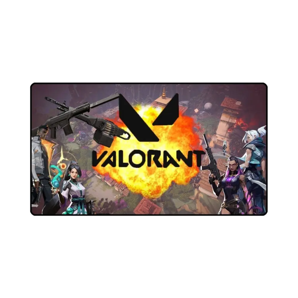 Azemax 70X30Cm Valorant Resimli Oyuncu Mousepad kaydırmaz Taban P