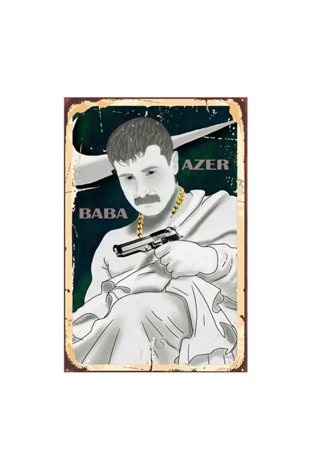 Azer Baba Tasarımlı 20x30 Cm Retro Ahşap Tablo Fiyatı, Yorumları ve Özellikleri