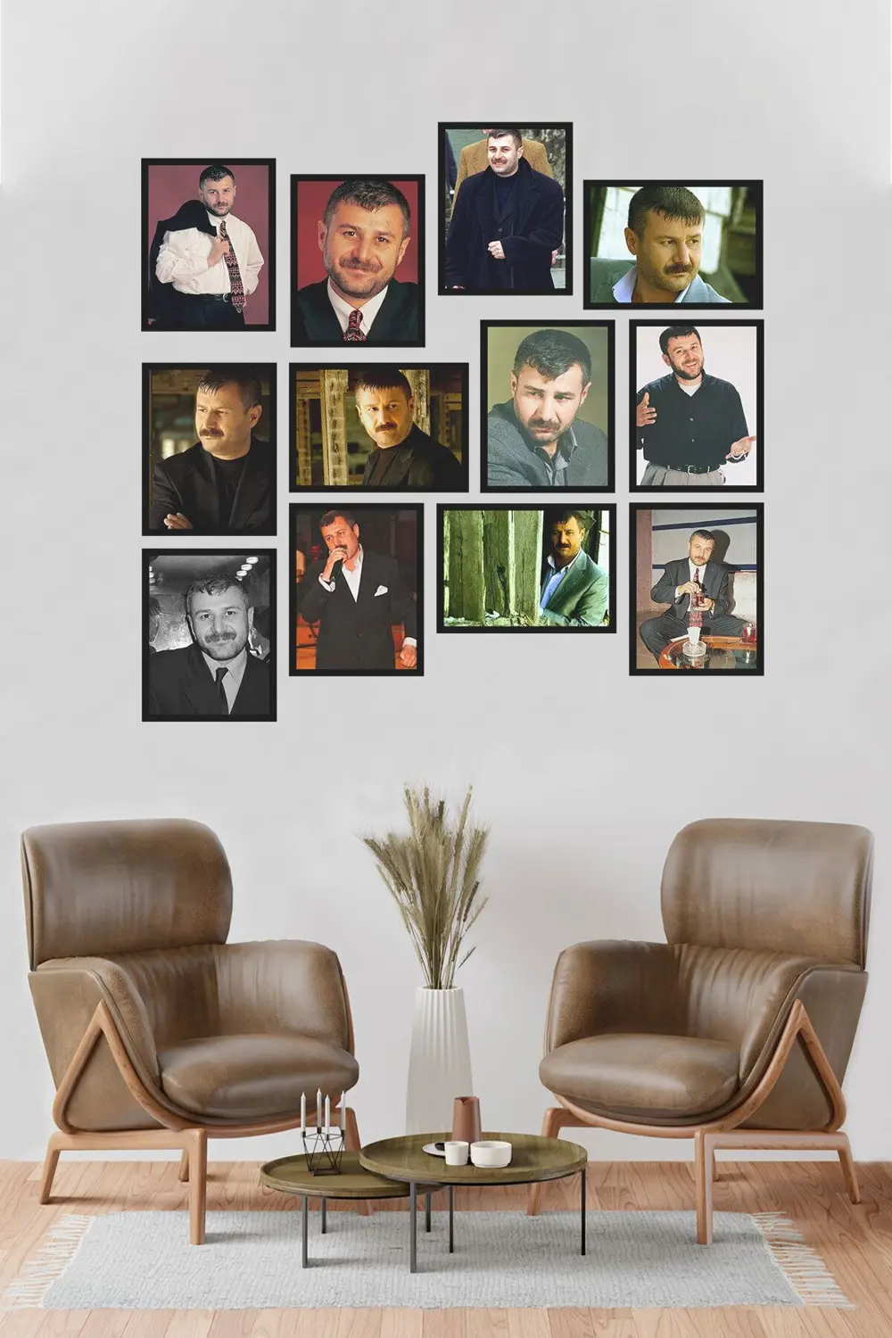 Azer Bülbül 12 Parça Mdf Tablo Arf212