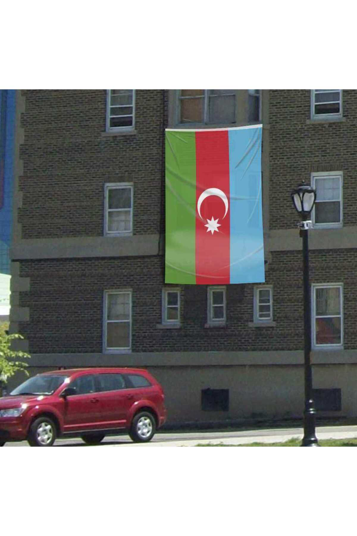 Azerbaycan Cumhuriyeti Bayrağı -300x450cm Raşel Kumaş Bayrak