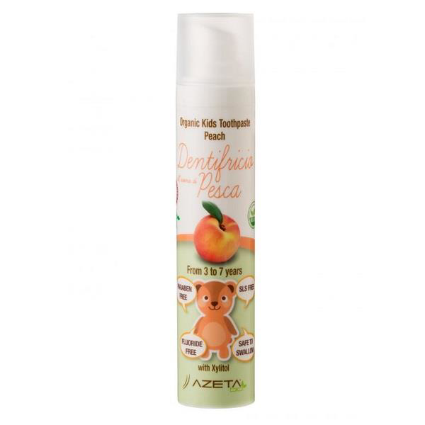 Azeta Şeftalili Çocuk Organik Diş Macunu 3-7 Yaş 50ml Azeta Şeftalili Çocuk Organik Diş Macunu 3-7 Yaş 50ml