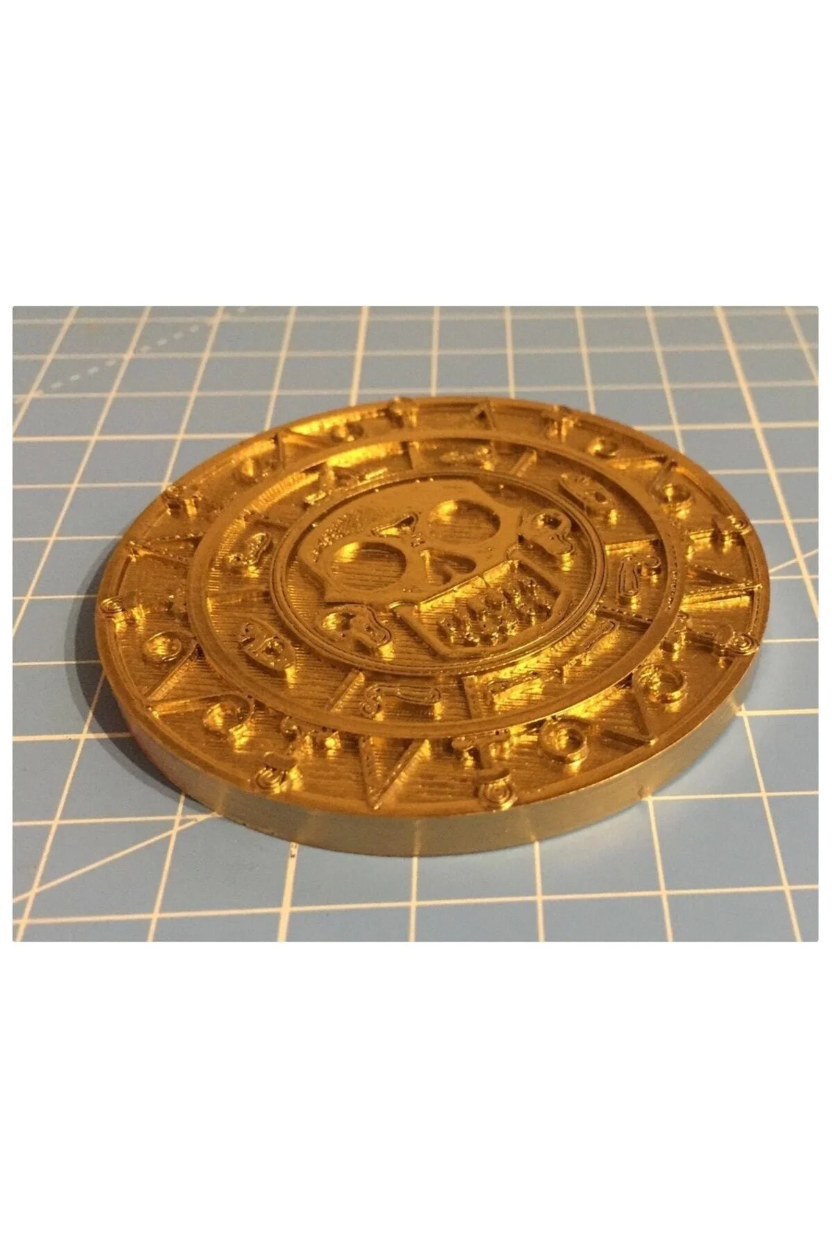 Aztec Altınları Karayip Korsanları Çift Taraflı 2 Adet Aztec Altınları Karayip Korsanları Çift Taraflı 2 Adet