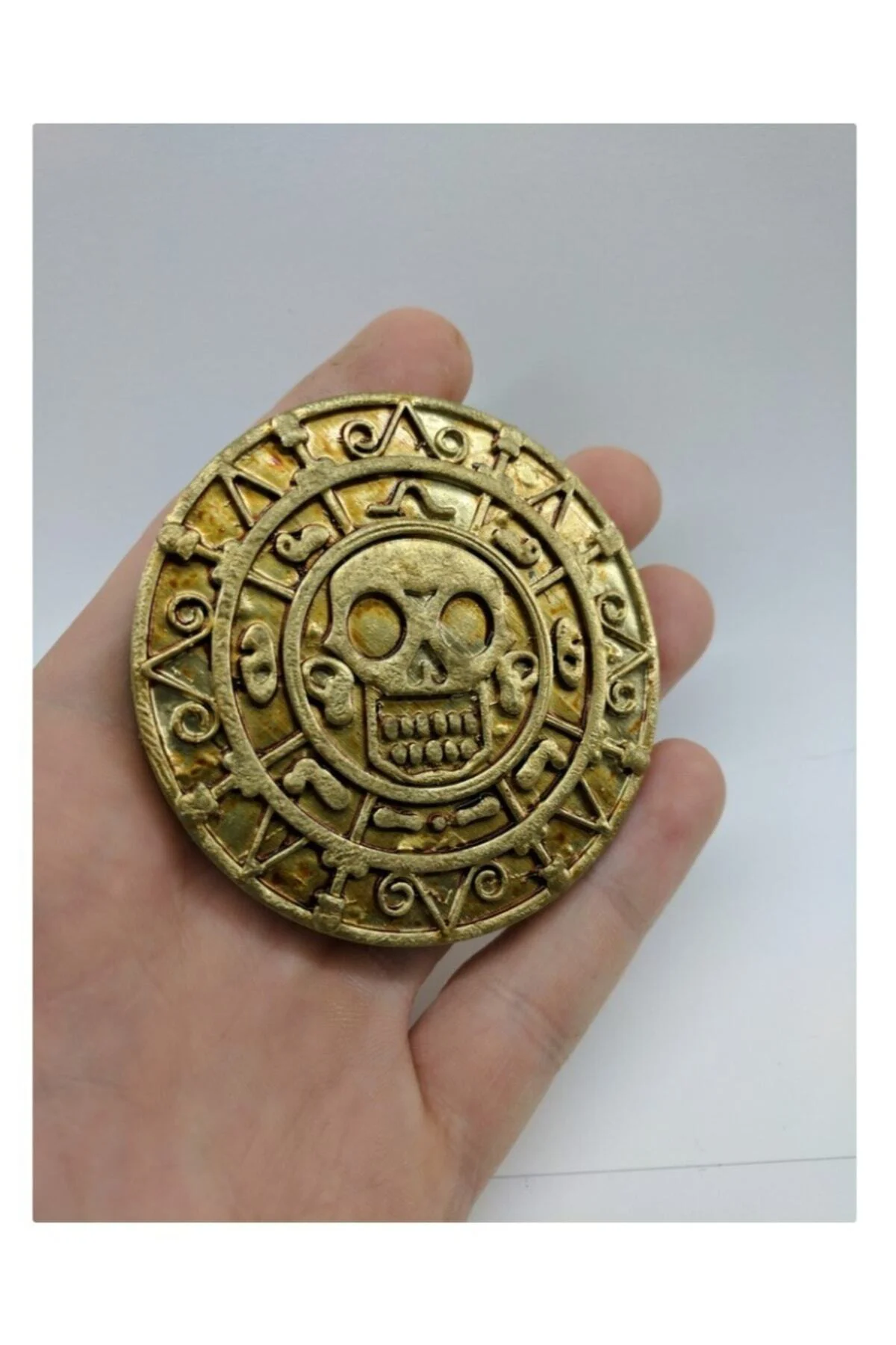 Aztec Altınları Karayip Korsanları Çift Taraflı 2 Adet Aztec Altınları Karayip Korsanları Çift Taraflı 2 Adet