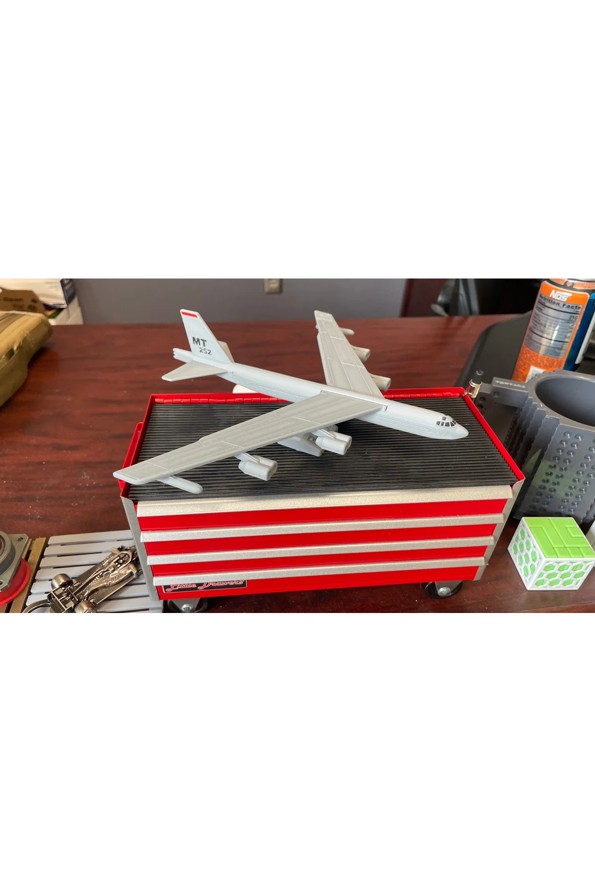 B-52 Stratofortress Kit Kart – 1:144 Ölçekli 3D Baskılı Montajsız Model B-52 Stratofortress Kit Kart – 1:144 Ölçekli 3D Baskılı Montajsız Model - Görsel 5