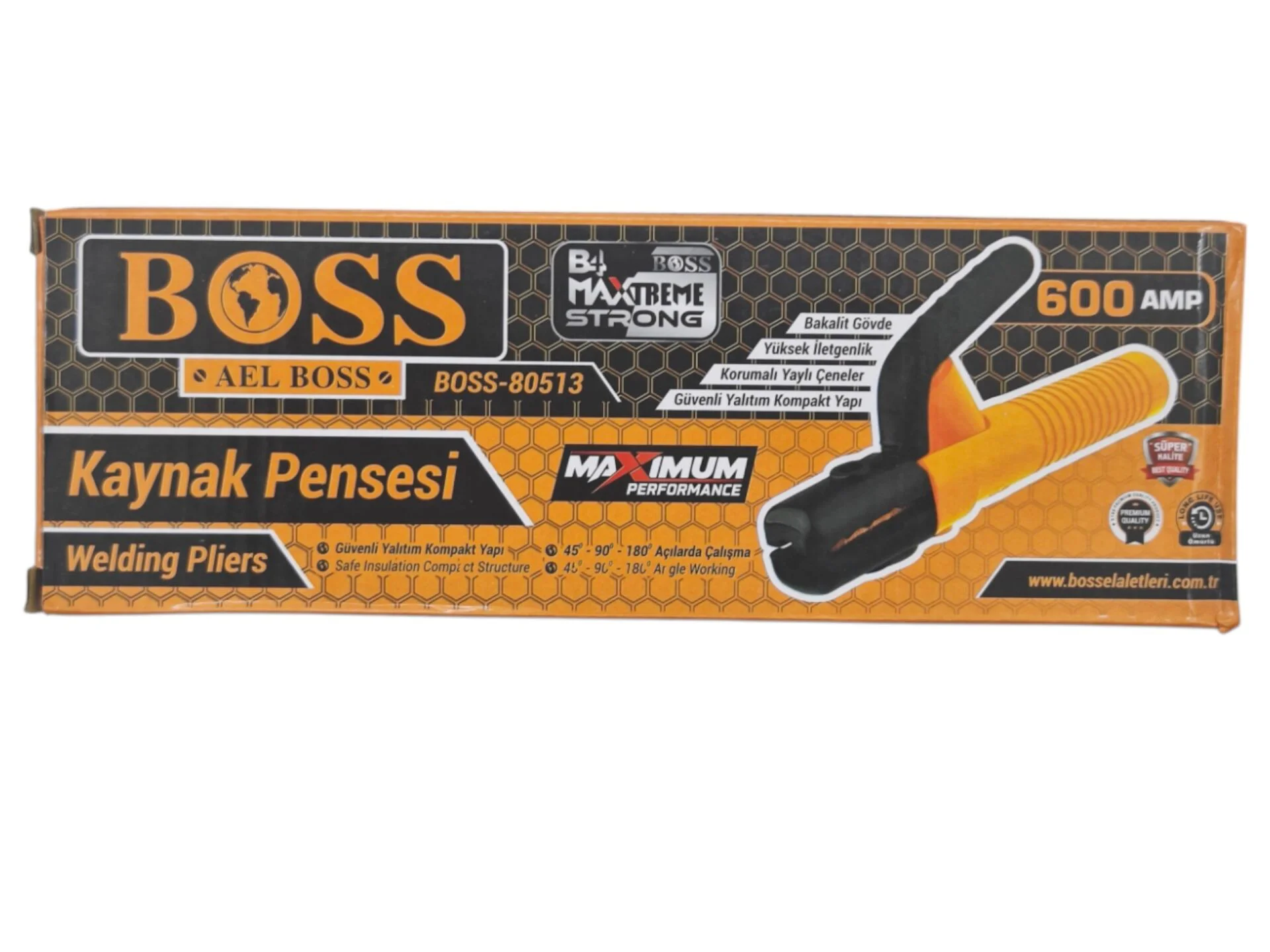 B-80513   Boss Kaynak Pensesi 600Amp