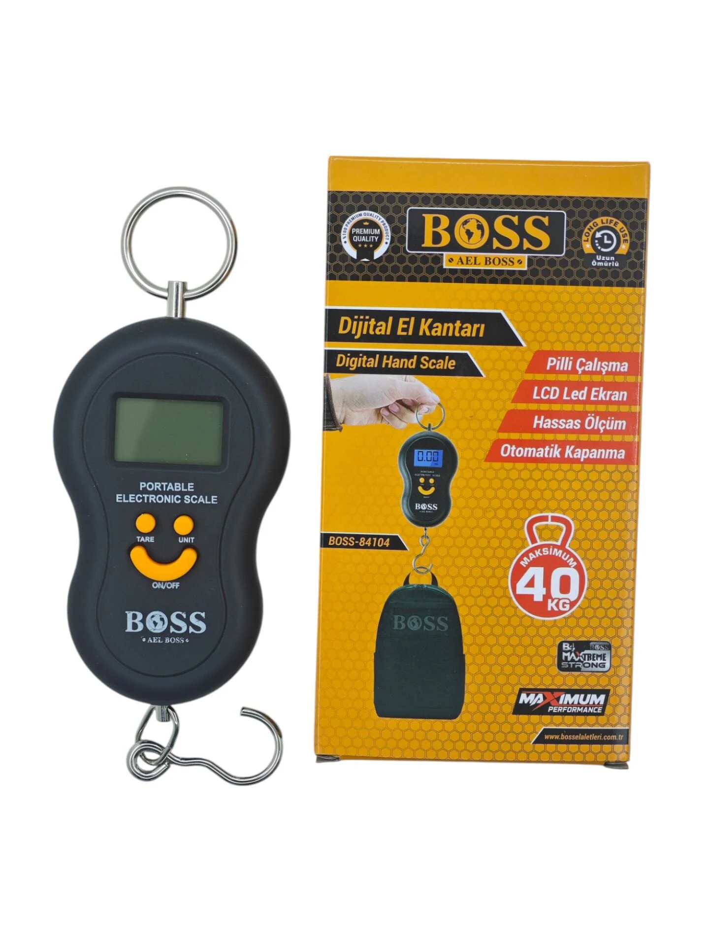 B-84104   Boss Dijital El Kantarı 40kg Fiyatı, Yorumları ve Özellikleri