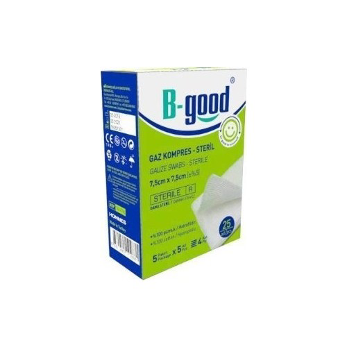 B-good Gaz Kompres 7,5cmx7,5cm 50'li