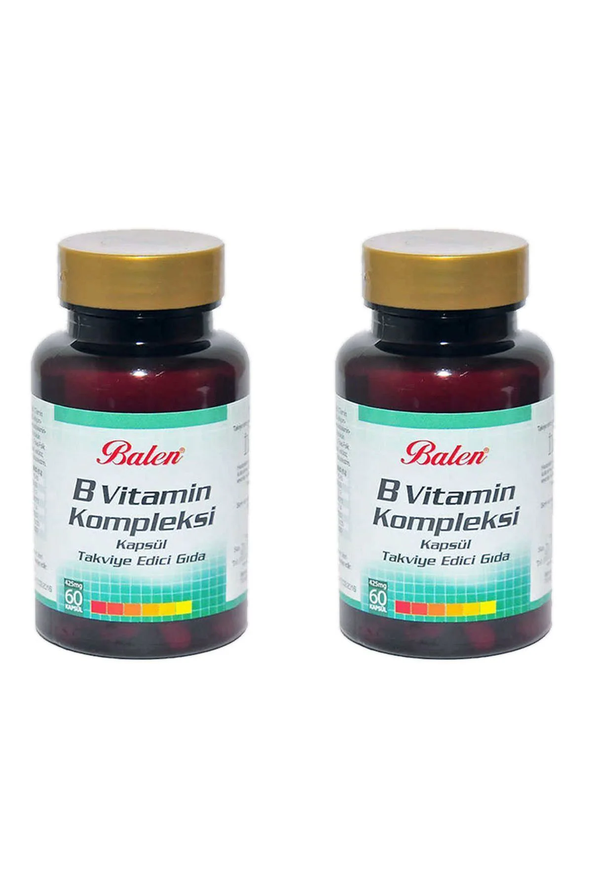 B Vitamin Kompleksi 375 Mg 60 Kapsül 2 Adet