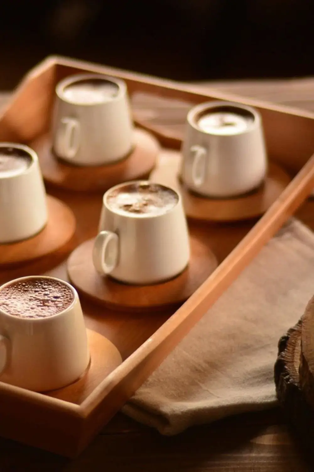 B0173 Ottoman - 6 Kişilik Kahve Takımı Sade