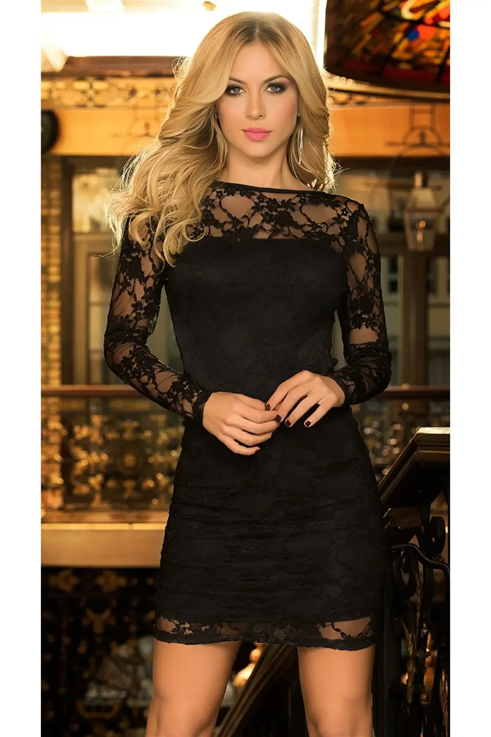 Pilelistore B101230 Dantel Elbise Pilelistore B101230 Dantel Elbise